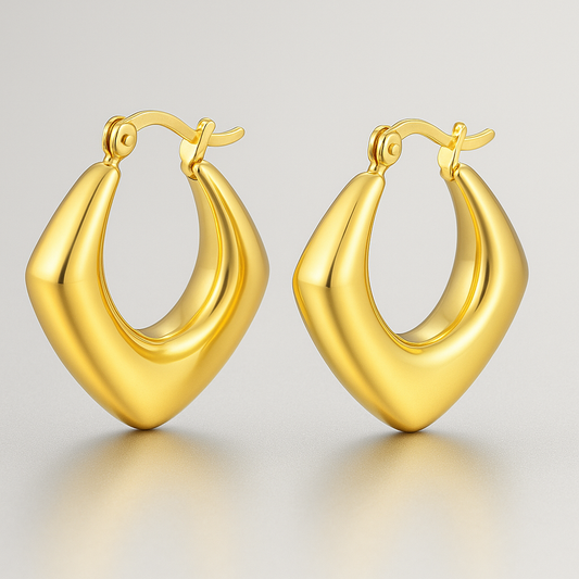 Gouden Diamant Oorbellen