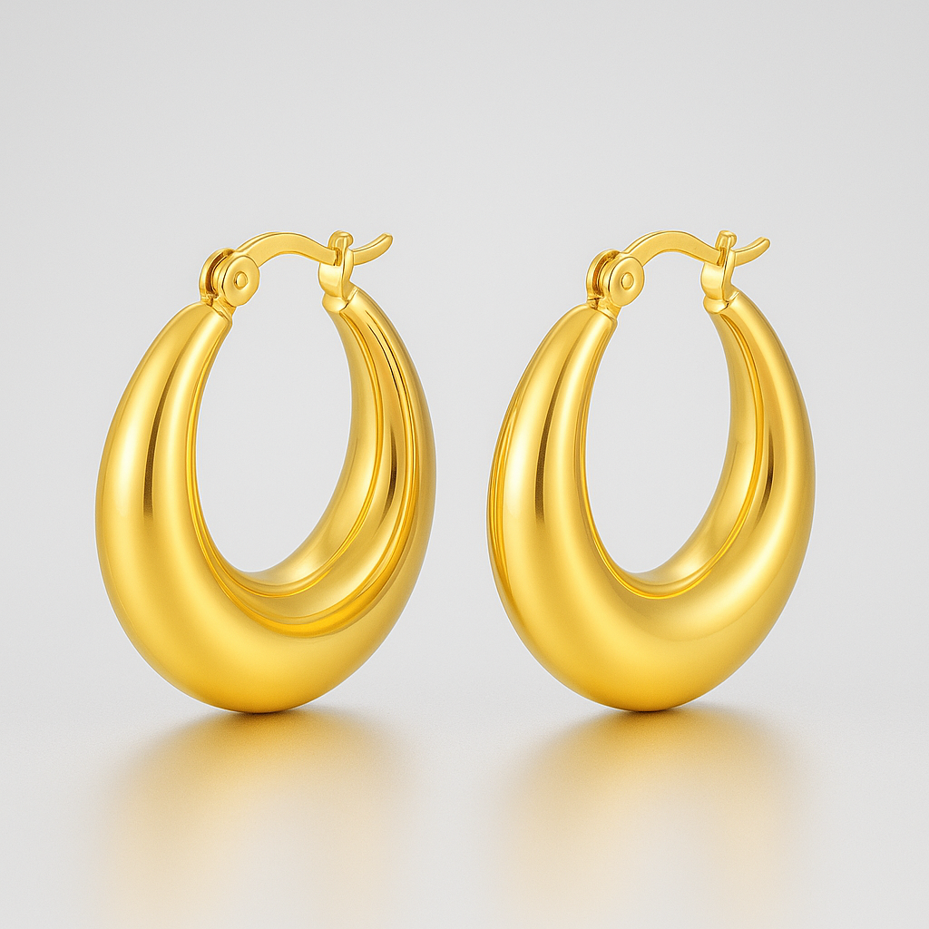 Gouden Dauw Oorbellen