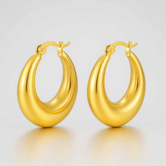 Gouden Dauw Oorbellen