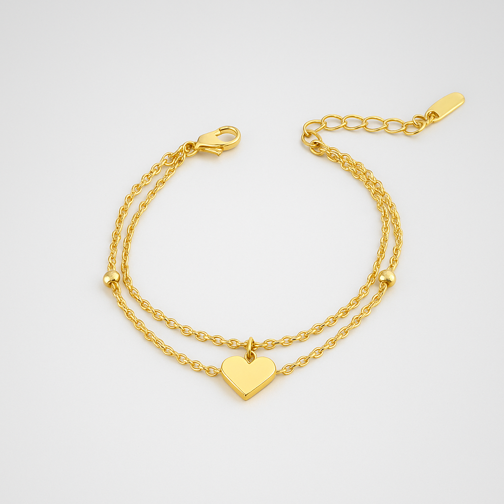 Gouden Hartslag Armband