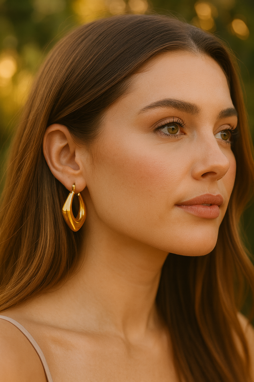 Gouden Diamant Oorbellen