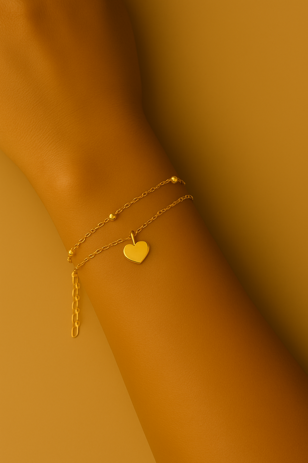 Gouden Hartslag Armband